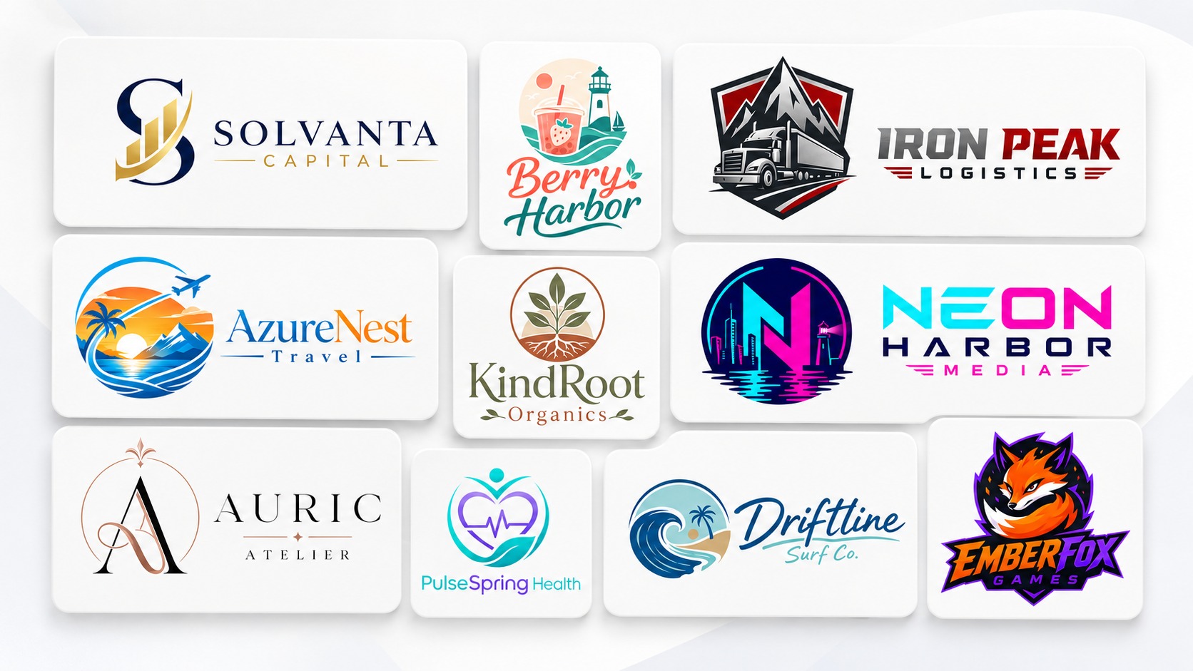 Sponsor logo collage honoring Andreea Olariu's supporting partners